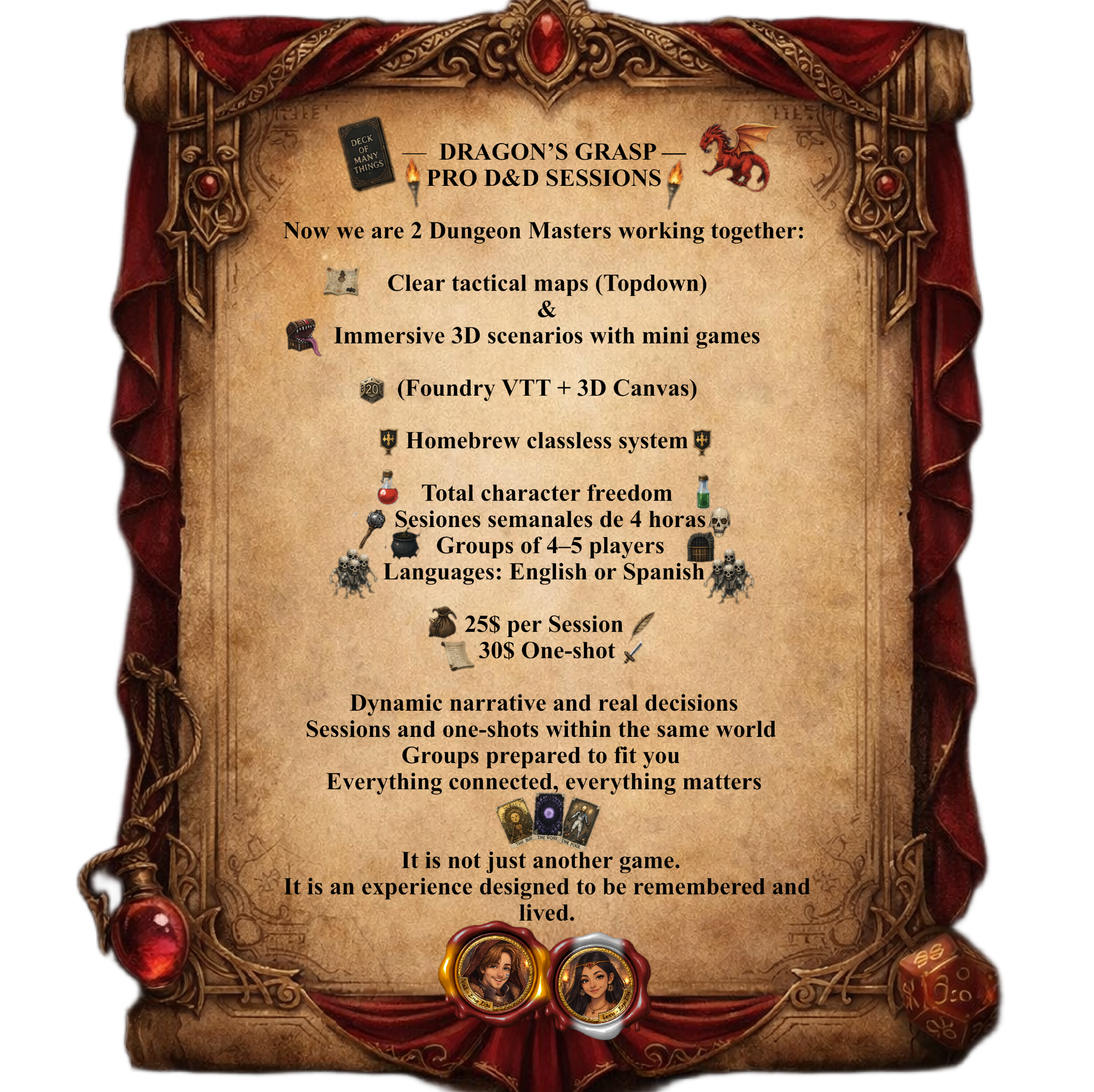 Adventure Guild services information