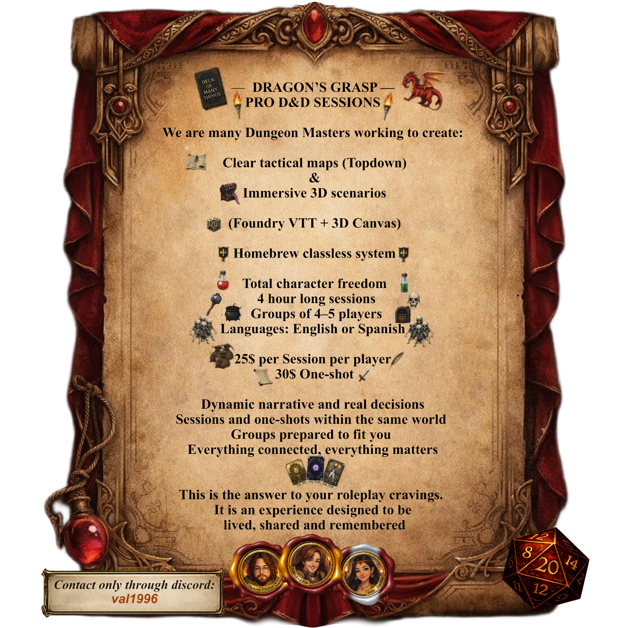 Dragon's Grasp services